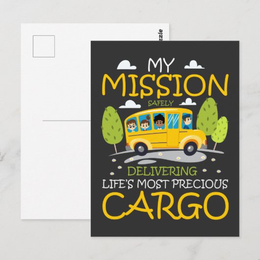 Stuurprogrammabestuurder Humor Gift Bus Driving Briefkaart (Voorkant / Achterkant)