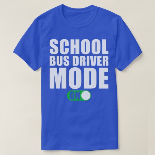 Stuurprogrammamodus school t-shirt (Design voorkant)