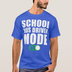 Stuurprogrammamodus school t-shirt