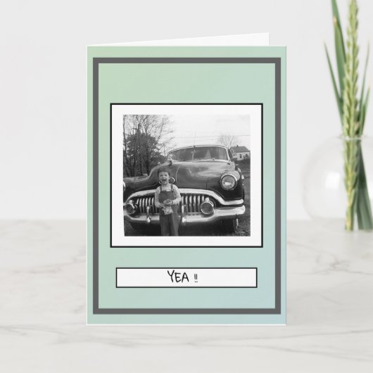 Stuurprogramma's geslaagd voor examen kaart (Voorkant)