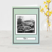 Stuurprogramma's geslaagd voor examen kaart (Gele Bloem)