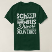 Stuurprogramma's op school leveren speciale result t-shirt (Design voorkant)