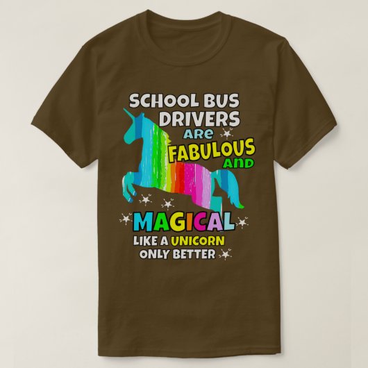 Stuurprogramma's op school zijn alleen maar magisc t-shirt (Design voorkant)