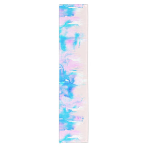 Stuurprogramma's voor Girly Pastel Pink en Blue Wa Korte Tafelloper