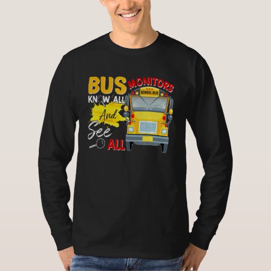 Stuurprogramma's voor schoolbussen t-shirt (Voorkant)
