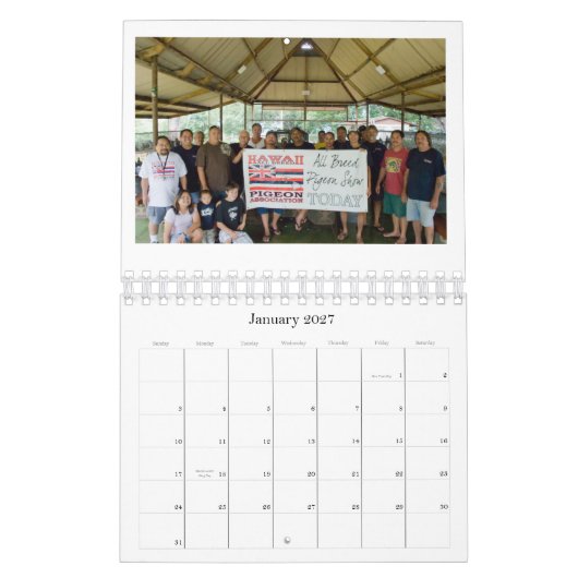 Stuurrooster 2009 kalender (Jan 2027)