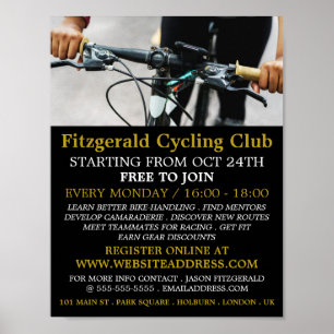 Stuurstuur, Fietsclub Adverteren Poster