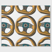 Stuurwiel Cadeaupapier (Vlak)