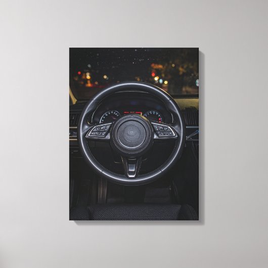 Stuurwiel Canvas Afdruk (Voorkant)