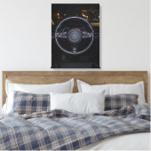 Stuurwiel Canvas Afdruk (Insitu (Slaapkamer))