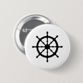 stuurwiel kapitein ronde button 5,7 cm (Voorkant /achterkant)