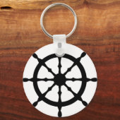 stuurwiel kapitein sleutelhanger (Voorkant)