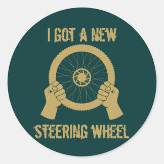 Stuurwiel Ronde Sticker