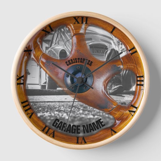  stuurwiel van eigenaar van de garage (Voorkant)