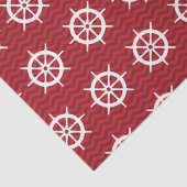 Stuurwiel voor de scheepvaart tissuepapier (Detail)