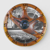 stuurwielkast grote klok (Voorkant)