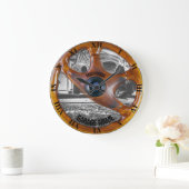 stuurwielkast grote klok (Huis)