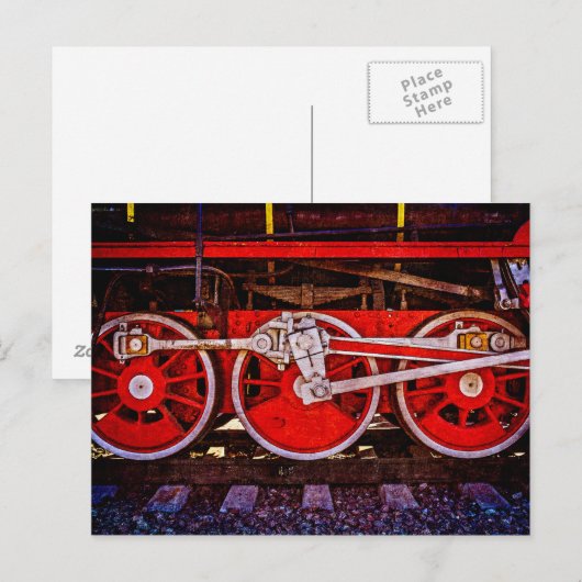  stuurwieltjes briefkaart (Voorkant / Achterkant)