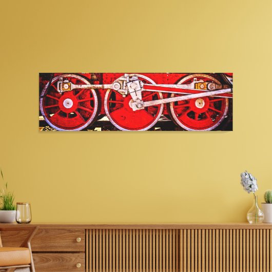 stuurwieltjes canvas afdruk (Insitu (Woonkamer))