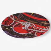  stuurwieltjes papieren bordje (Gekanteld)