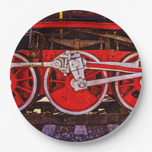  stuurwieltjes papieren bordje (Voorkant)