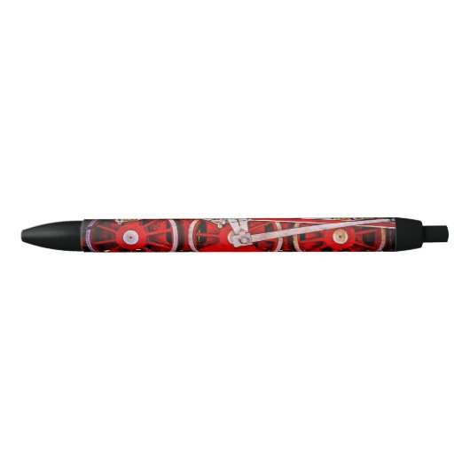 stuurwieltjes zwarte inkt pen (Voorkant)