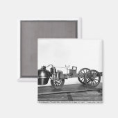 Stuwauto uitgevonden magneet (Voorkant / Achterkant)