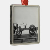 Stuwauto uitgevonden metalen ornament (Rechts)