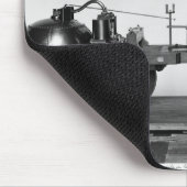 Stuwauto uitgevonden muismat (Hoek)