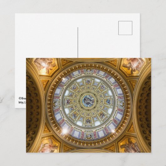 Stuwboegkoepel van de Basilica van St. Stephen Briefkaart (Voorkant / Achterkant)