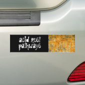 stuwstof bumstok bumpersticker (Op auto)