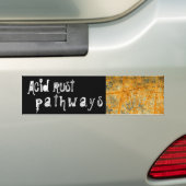 stuwstof bumstok bumpersticker (Op auto)