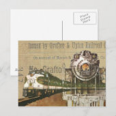 stuwstofmotor voor locomotieven briefkaart (Voorkant / Achterkant)