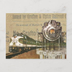  stuwstofmotor voor locomotieven briefkaart