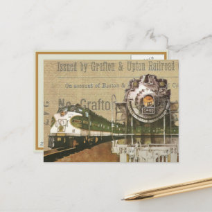  stuwstofmotor voor locomotieven briefkaart