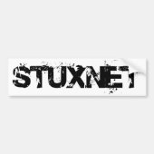STUXNET GRUNGE BUMPERSTICKER (Voorkant)