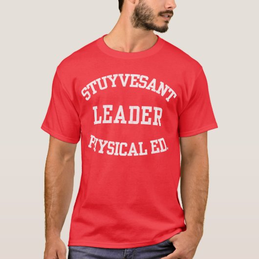 Stuyvesant Leider Fysieke Ed. T-shirt (Voorkant)