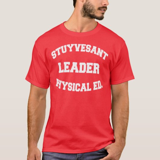 Stuyvesant Leider Fysieke Ed. t shirt (Voorkant)