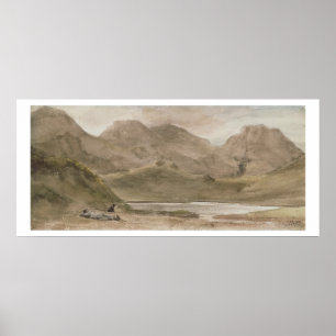 Sty Head Tarn, 12 oktober 1800 Poster