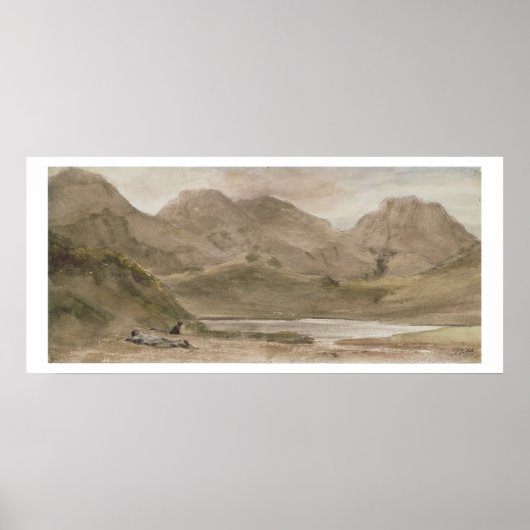 Sty Head Tarn, 12 oktober 1800 Poster (Voorkant)