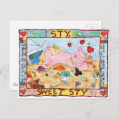 Sty, Sweet Sty Briefkaart (Voorkant / Achterkant)