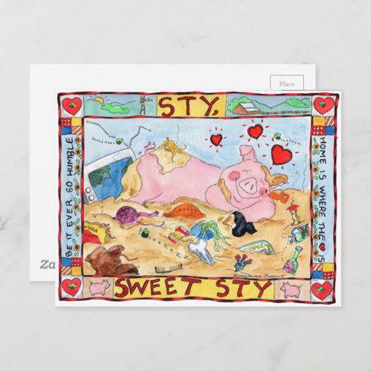 Sty, Sweet Sty Briefkaart (Voorkant / Achterkant)