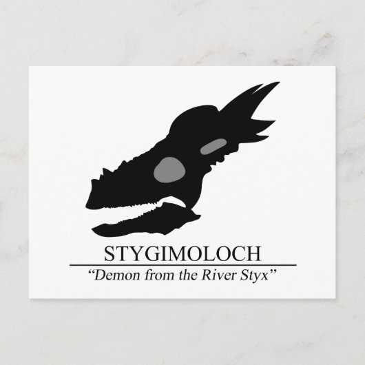 Stygimoloch Skull Briefkaart (Voorkant)