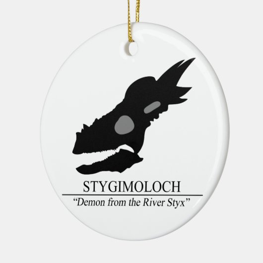 Stygimoloch Skull Keramisch Ornament (Links)