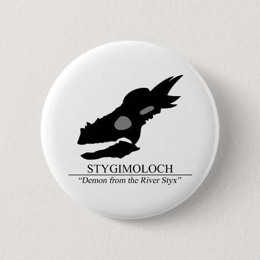 Stygimoloch Skull Ronde Button 5,7 Cm (Voorkant)