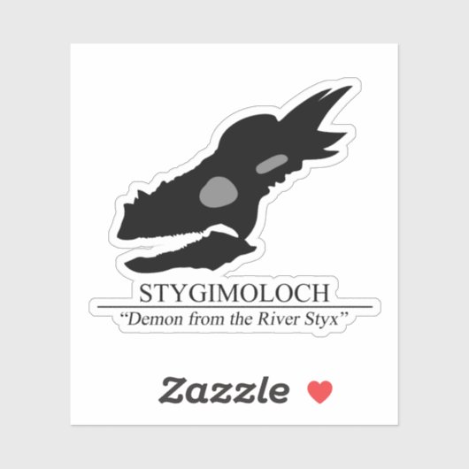 Stygimoloch Skull Sticker (Vel)