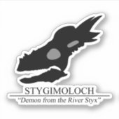 Stygimoloch Skull Sticker (Voorkant)