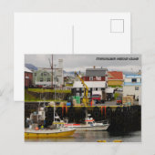 Stykkisholmur Harbor IJsland Briefkaart (Voorkant / Achterkant)