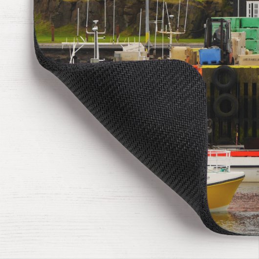 Stykkisholmur Harbour Iceland Mousepad Muismat (Hoek)