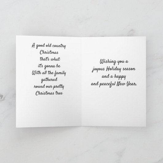 **STYL CHRISTMAS LAND* CHRISTMAS CARD KAART (Binnen)